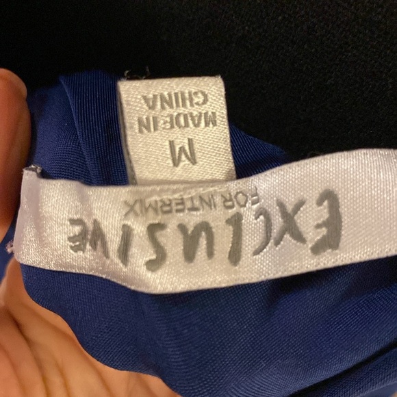 Exclusive for Intermix drape wrap dress in size medium - Picture 6 of 6